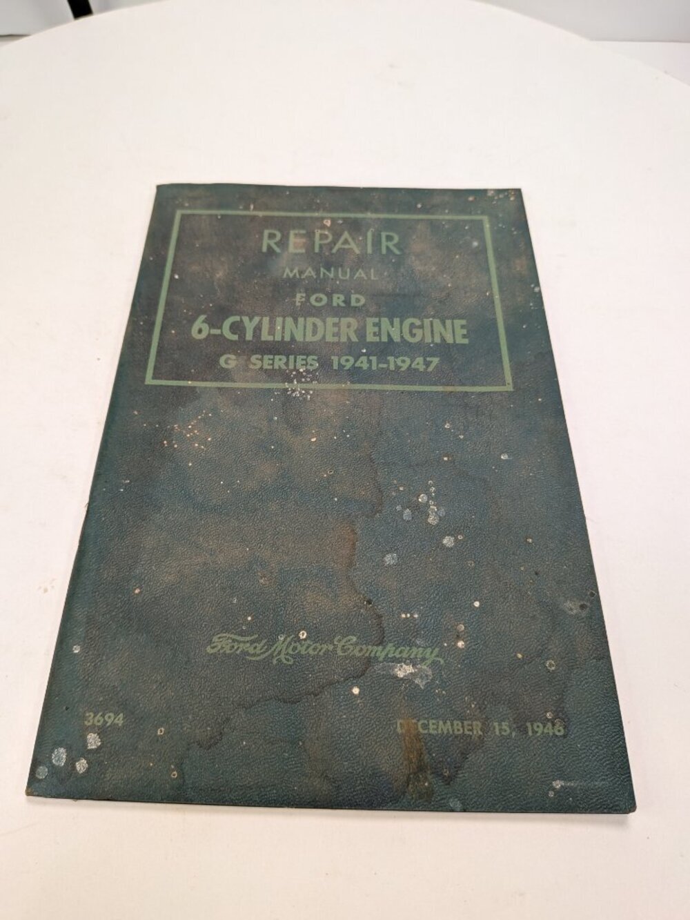 Vintage 1946 Ford Repair Manual 6-Cylinder Engine G Series 1941-1947